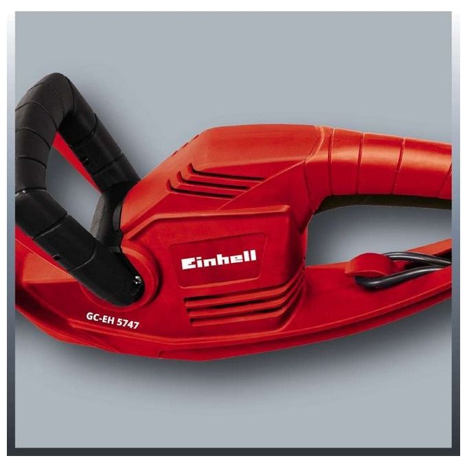 Einhell Tagliasiepi Elettrico GC-EH 5747 Ideale per Siepi con Sicurezza Avanzata e Design Ergonomico