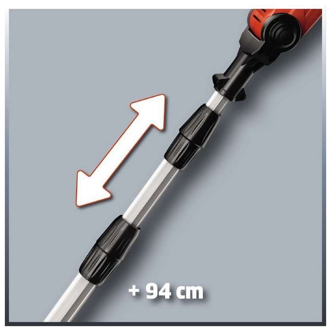 Einhell Svettatoio A Batteria Ge-LC 18 Li T-Solo Per Taglio Rami E Siepi Alte Regolabile E Con Ingranaggi Di Metallo