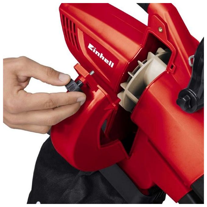 Einhell Soffiatore Aspiratore Elettrico GC-EL 2600 E Potenza 2600 W Capacita' Aspirazione Fino a 780 m³-h e Funzione Trituratore