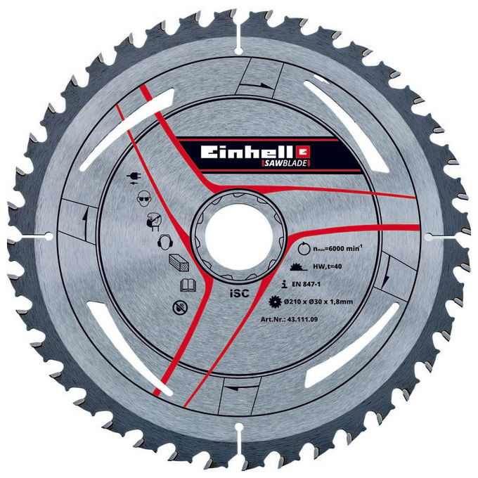 Einhell Lama 40 Denti 210X30X1,8