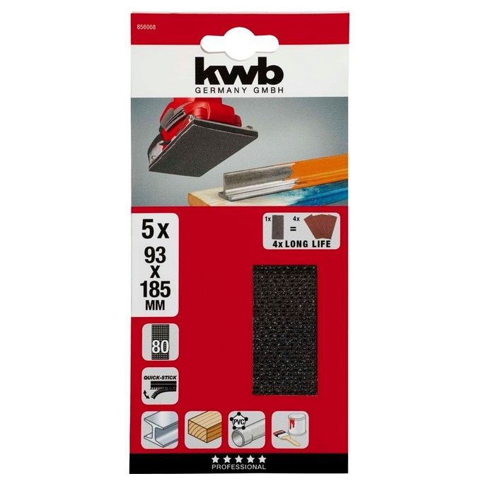 Einhell Rete Abrasiva Rettangolare 93X185 G80