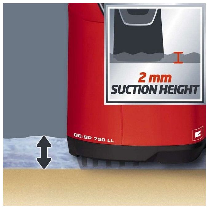 Einhell Elettropompa Acqua Chiare 750W Ge-Sp750Ll7 per Giardino e Brico 15000 l-h con Funzionamento Automatico