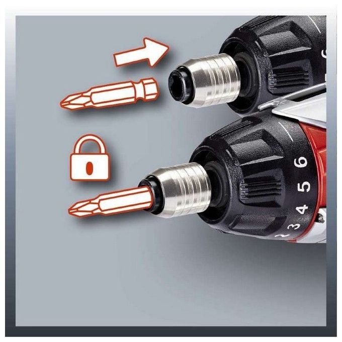 Einhell Cacciavite A Batteria Te-Sd 3,6 Li Kit