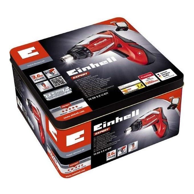 Einhell Cacciavite A Batteria Te-Sd 3,6 Li Kit