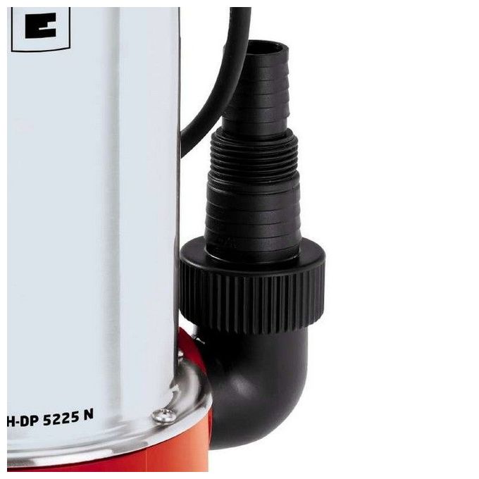 Einhell Elettropompa Acque Scure 520W Gh-Dp5225N per Giardino con Portata Massima di 10000l-h e Prevalenza Fino a 7 Metri