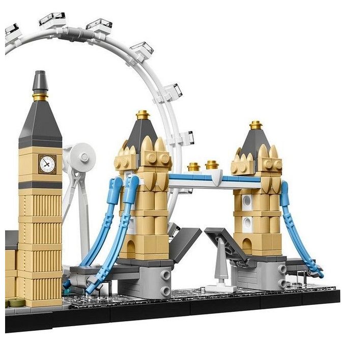 LEGO Architecture 21034 Londra, con London Eye, Big Ben e Tower Bridge, Modellismo Monumenti, Set da Collezione, Idea Regalo