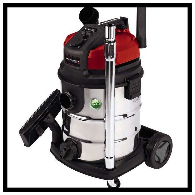 Einhell Bidone Aspiratutto Te-Vc 1925 Sa Potente e Versatile con Serbatoio in Acciaio e Utensili Inclusi