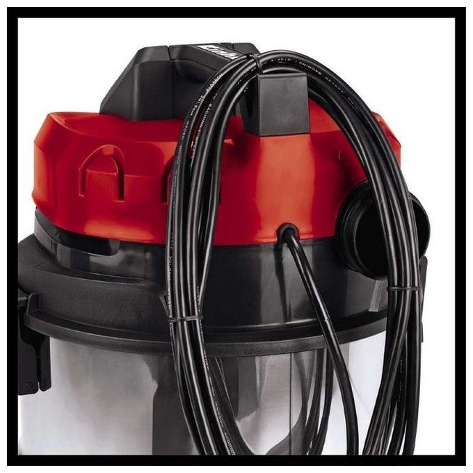 Einhell Bidone Aspiratutto Te-Vc 1925 Sa Potente e Versatile con Serbatoio in Acciaio e Utensili Inclusi