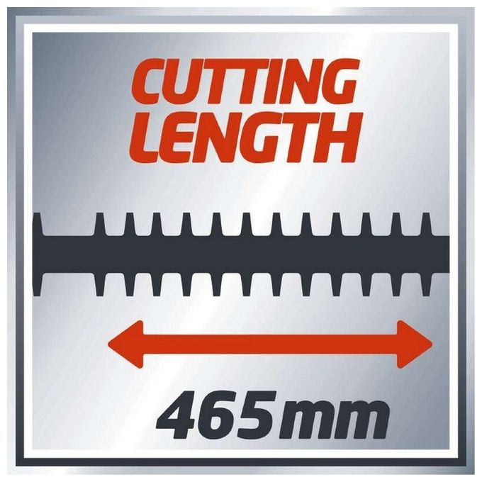 Einhell Tagliasiepi Elettrico GC-EH 5747 Ideale per Siepi con Sicurezza Avanzata e Design Ergonomico