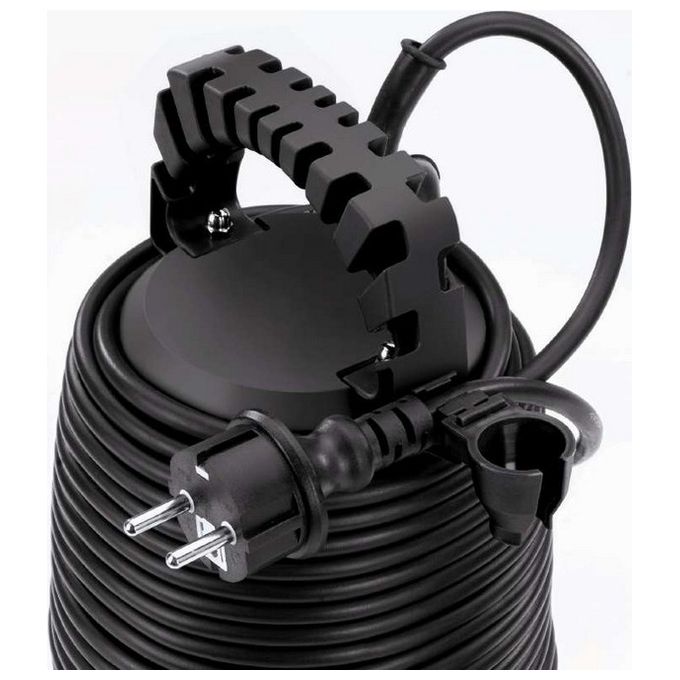 Einhell Elettropompa Acque Scure 370W Gh-Dp3730 Potente Pompa Sommergibile con Portata Massima 9000 L-h e Prevalenza di 5 Metri