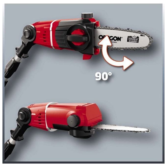 Einhell Svettatoio A Batteria Ge-LC 18 Li T-Solo Per Taglio Rami E Siepi Alte Regolabile E Con Ingranaggi Di Metallo