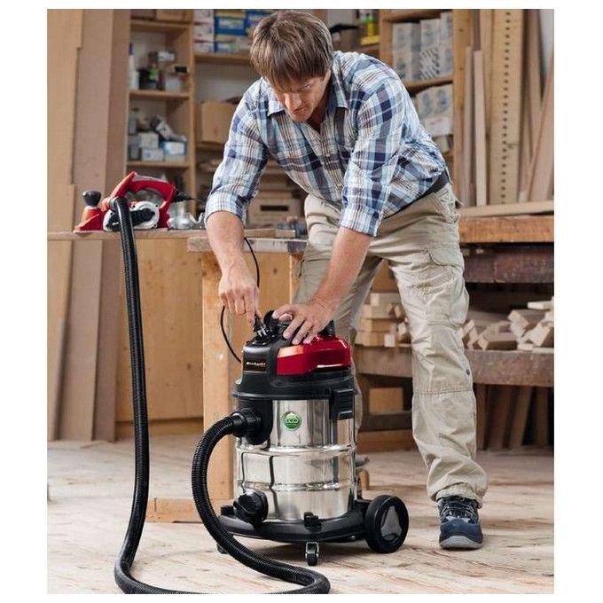 Einhell Bidone Aspiratutto Te-Vc 1925 Sa Potente e Versatile con Serbatoio in Acciaio e Utensili Inclusi
