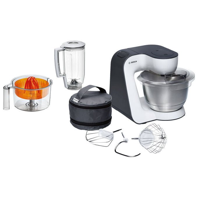 Bosch MUM50123 MUM5 Start Line Robot da Cucina 800 W 3,9 L colore Arancione Argento Trasparente Bianco