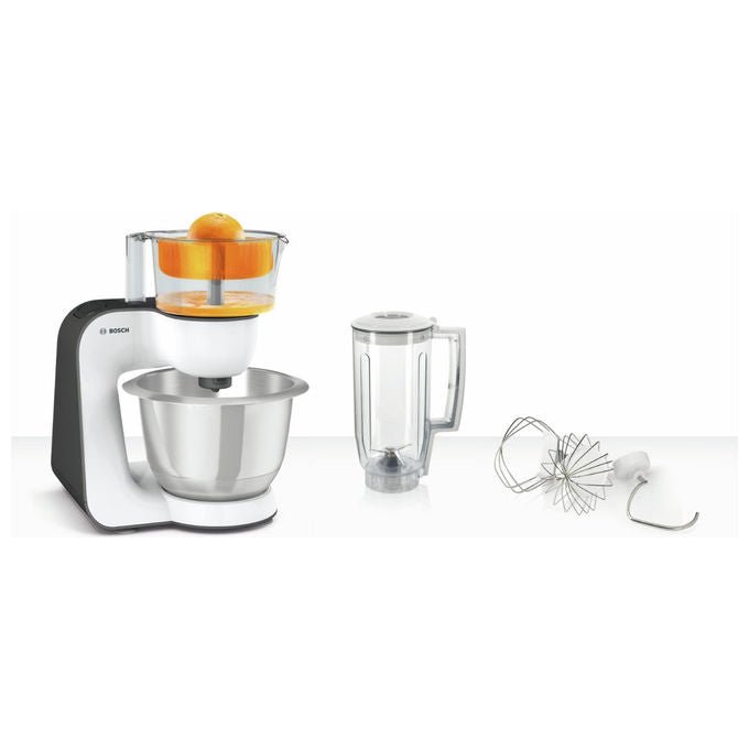 Bosch MUM50123 MUM5 Start Line Robot da Cucina 800 W 3,9 L colore Arancione Argento Trasparente Bianco