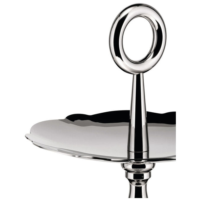 Alessi MW52-3 Dressed Alzata a Tre Elementi in Acciaio Inossidabile 18-10 con Decoro a Rilievo colore Acciaio inox