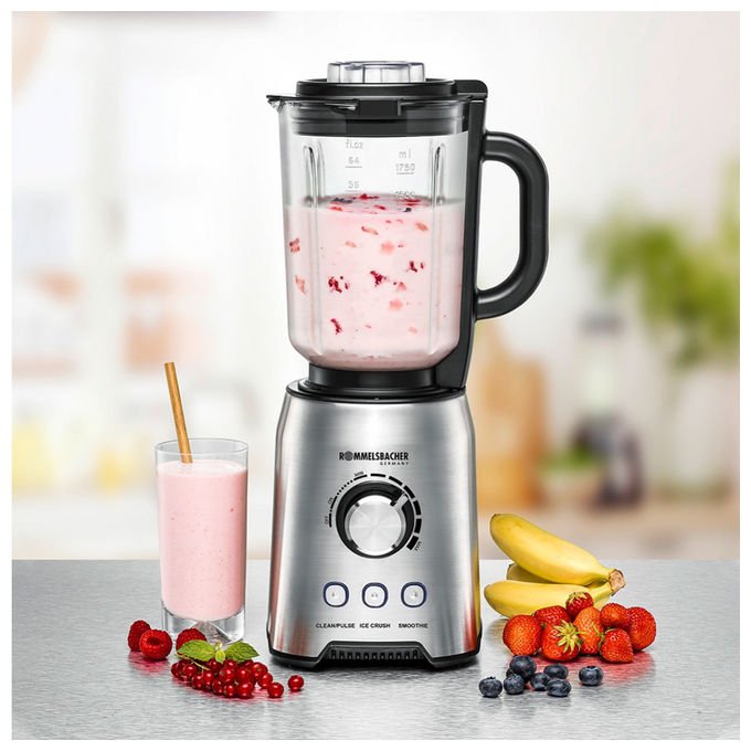 Rommelsbacher MX 1250 Frullatore da tavolo 1,75 L 1200 W 22000 rpm Acciaio inox