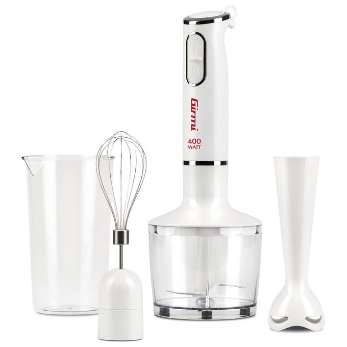 Girmi Frullatore ad Immersione con Accessori Bianco
