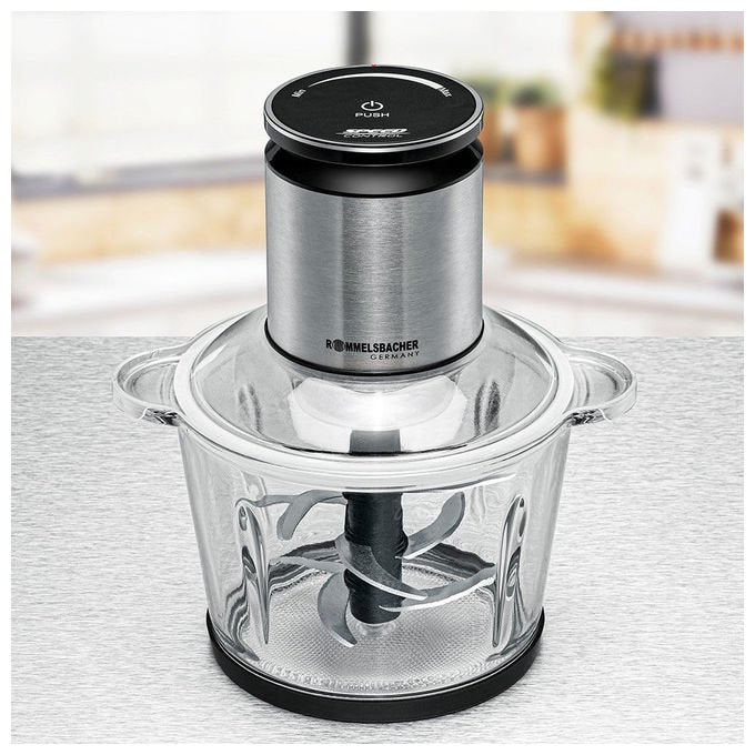 Rommelsbacher MZ800 Tritatutto 800 W 2.7 L 22 Velocita' colori Nero acciaio inox