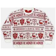Maglione di Natale Monza bianco Taglia S