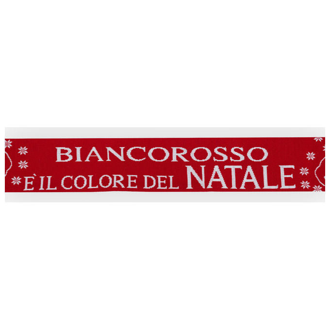 3RSport Sciarpa Xmas 2022 per Tifosi del Monza Atmosfera Natalizia in Biancorosso