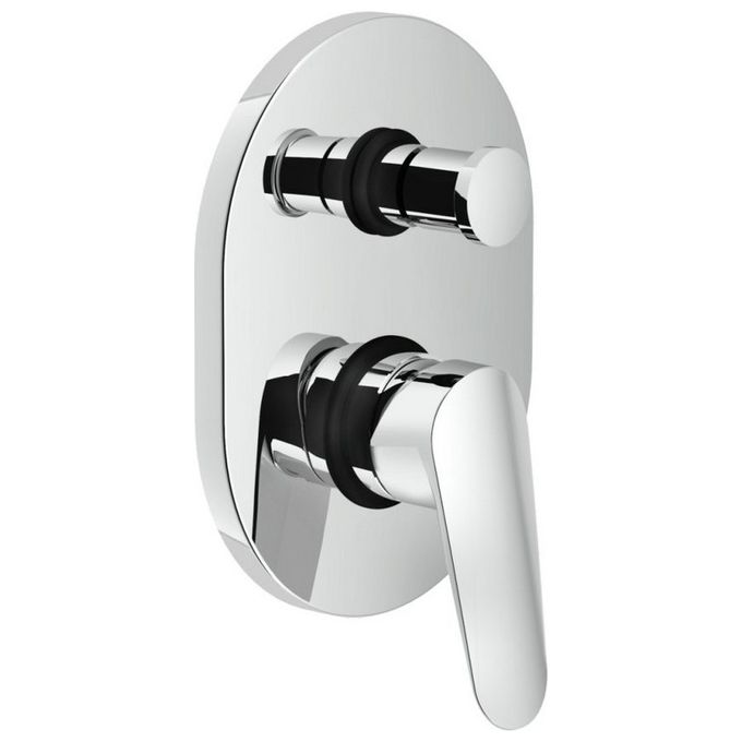 Nobili Rubinetteria Blues 101100 Miscelat. Vasca-Doccia Incasso Con Deviatore Cromo