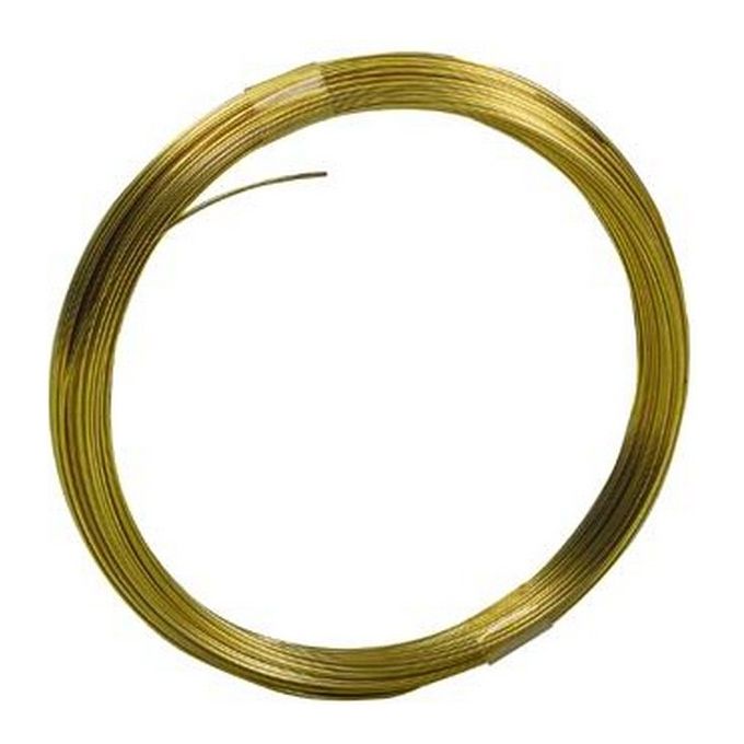Blinky Filo Per Fiori Ottone Cotto 20 Matasse Da Gr.50 Mm. 0,6