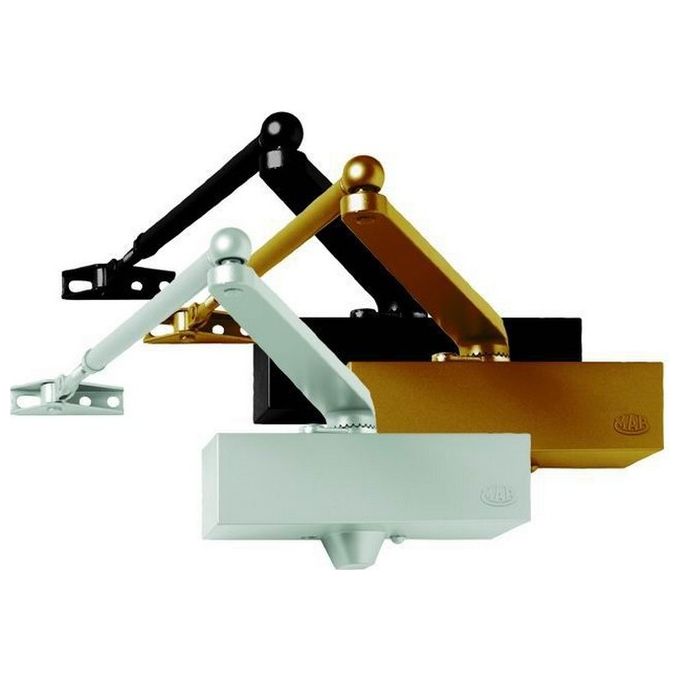 Chiudiporta Mab Art.502-N2 con Arresto Bronzo