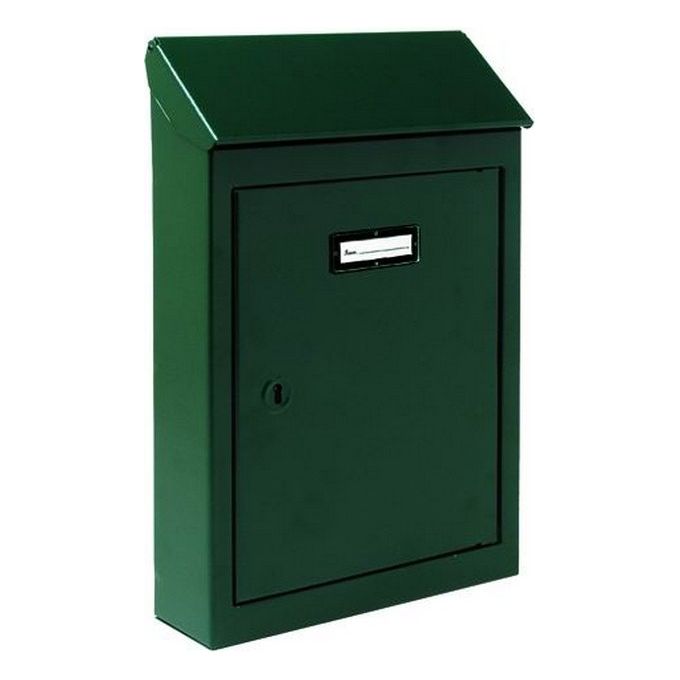 Cassette per Lettere Lamiera Nr. 2 Verde cm.18x5x26