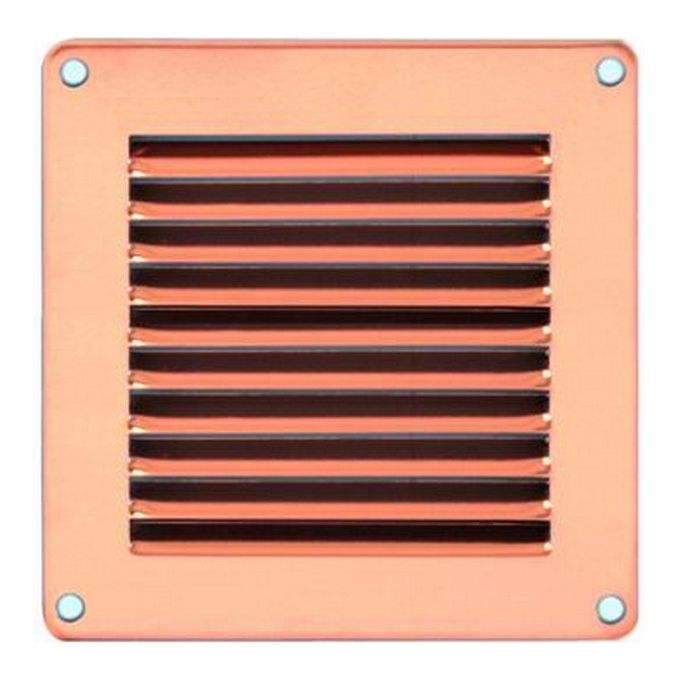 Griglie Aerazione Rame con Rete Quadrata mm.150x150
