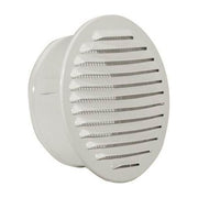 Griglie Aerazione Alu con Rete Bianca Alluminio Diametro mm.100