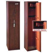 Armadi Portafucili Blinky 5 Post Effetto Legno 30x25x145H