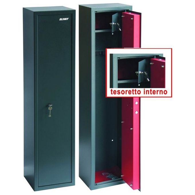 Vigor-Blinky Armadi Portafucili Blinky 10 Posti + Tesoretto 55x22x145H
