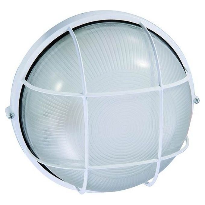 Plafoniere Alluminio Blinky Sole Tonda Bianca 100 Watt