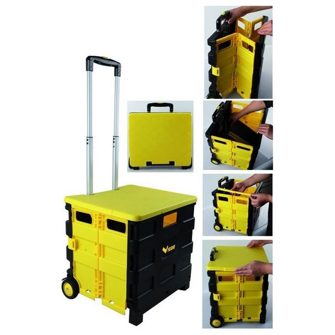 Vigor Carrello Portautensili Quick Trolley Pieghevole 45X38X98Cm