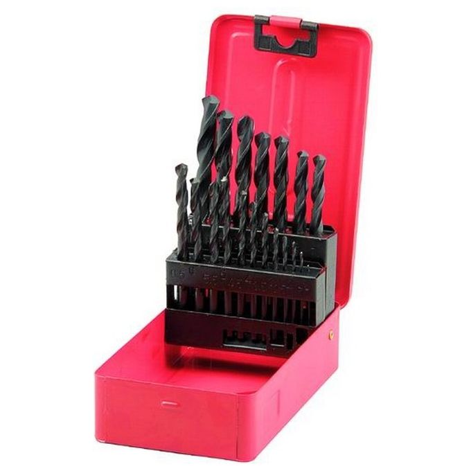 Vigor Serie Punte Hss Scatola Metallo Pz.19 Mm. 1-10