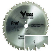 Vigor Lame Circolari Legno 36 Denti Widia F30 Mm.450