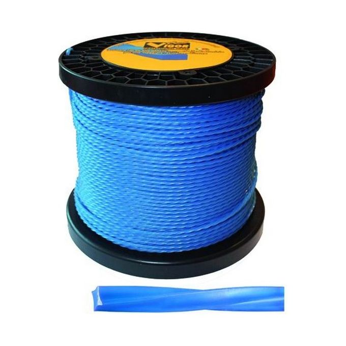 Filo Decespugliatori Vigor Spiral-Alu-Blu 120 Mt D.mm. 4