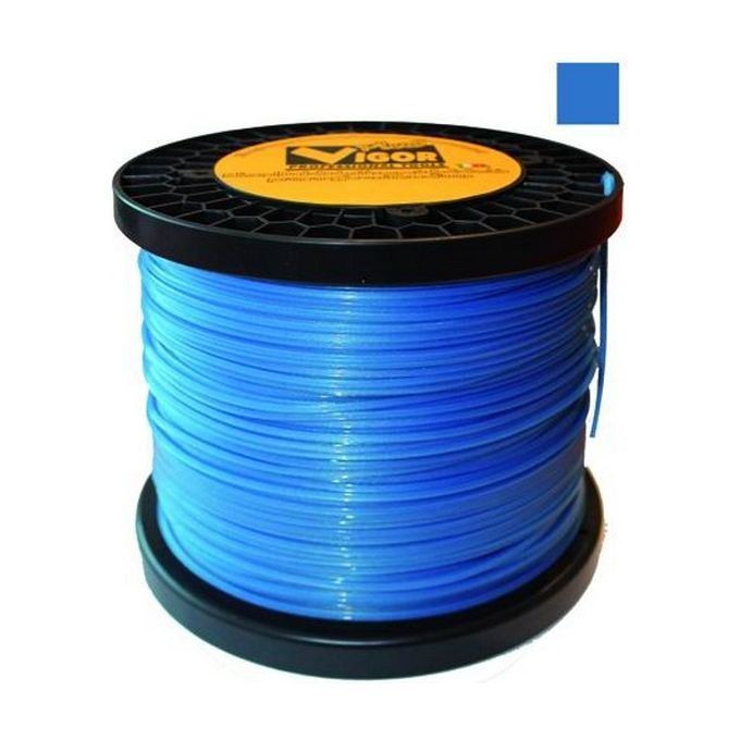 Filo Decespugliatori Vigor Quadro Alu-Blu 200 Mt D.mm. 3