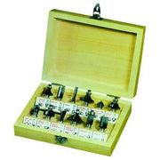 Vigor Frese Sagomate Set Cassetta Legno Pz.12 Gambo Mm.8