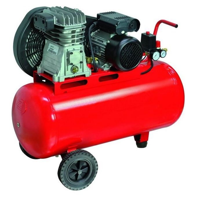 VIGOR-BLINKY Compressori 220V 2 Cilindri Cinghia 2Hp Capacita' 50 Litri per Fai da Te nel Settore Brico e Giardino