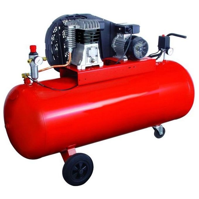 Vigor-blinky Compressori 380V 2 Cilindri Cinghia 4Hp Capacita' di 270 Litri Eccellente per Attivita' di Fai da Te e Brico