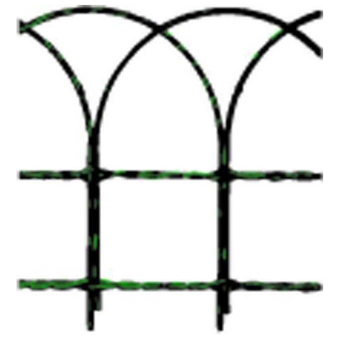 Cavallino Rete Ornamentale Plastic Verde Mt.10 H.Cm. 90