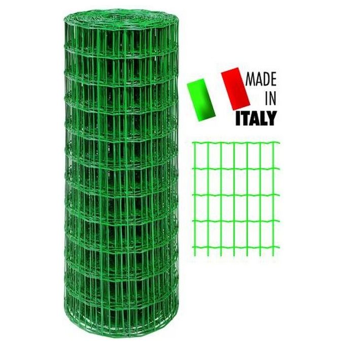Rete Elettrosaldata Testa Italia 75x60 Plastic Mt.25 H.cm. 200