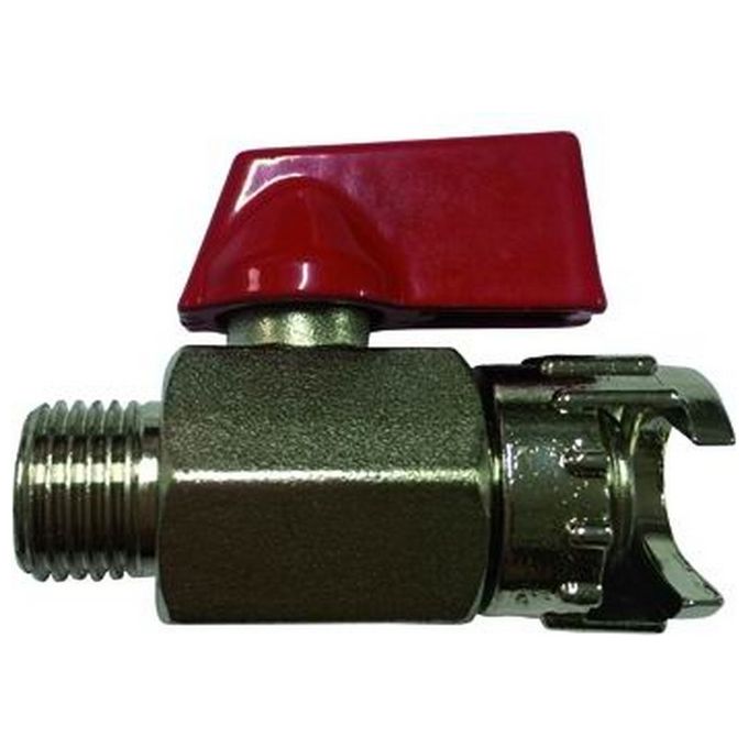 Hu-Firma Rubinetti Aria Compressa Media Portata 2 Pz. 1-4 M