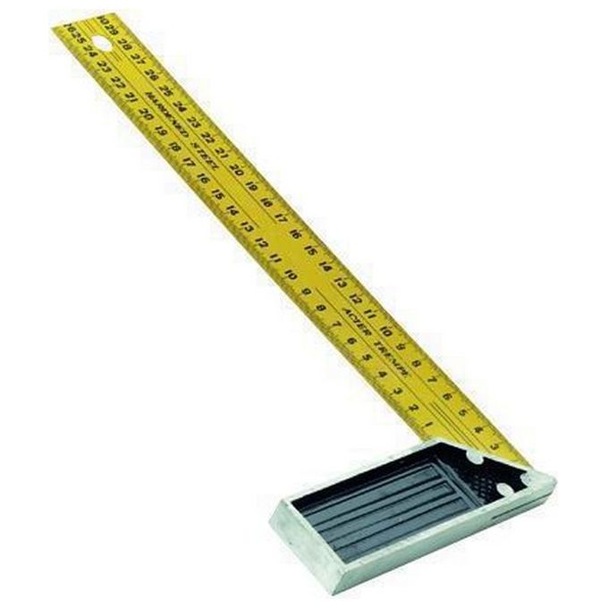 Squadre per Falegname Acciaio Base Alluminio mm. 400