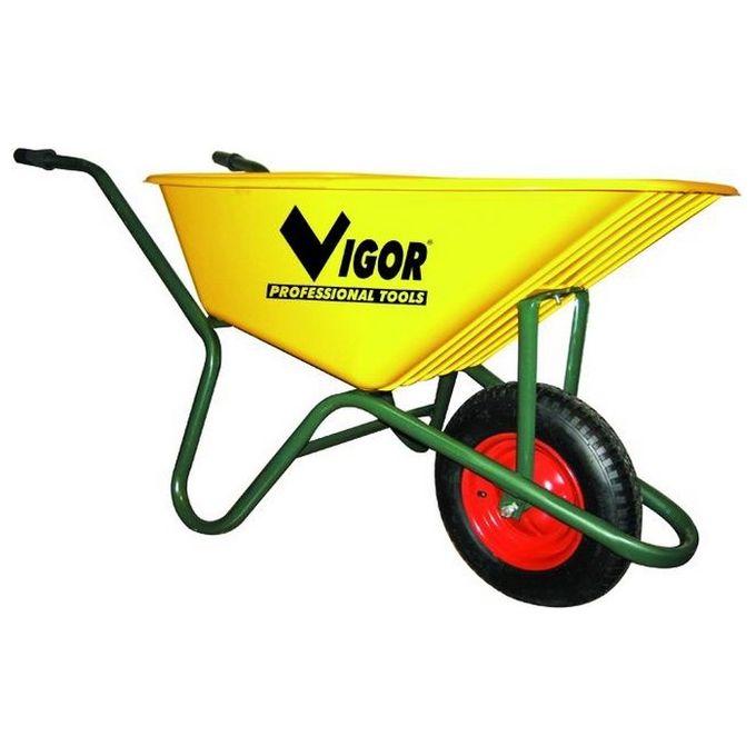 Carriole Vigor 100 Vasca Gialla Plastic Lt. 100