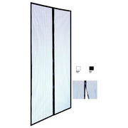 Zanzariere a Strisce Magnetic 2 Bandelle Bianca cm.100x220