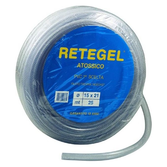 Tubo Rete-Gel Cristallo Atossico Rot. Mt.25 mm. 15x21