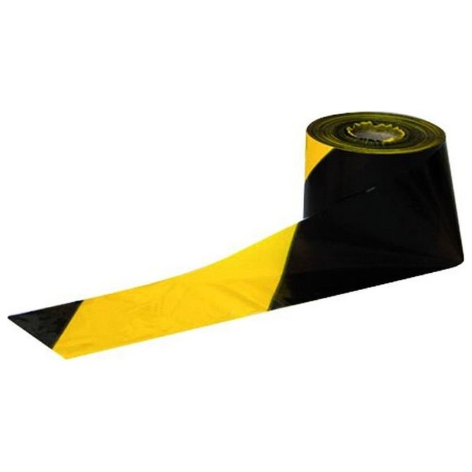 Nastro Segnaletico Giallo-Nero 200 Mt H.mm. 70