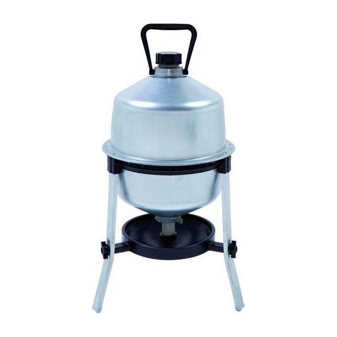 Abbeveratoi per Polli Tre Piedi Serbatoio Zincato 30 L